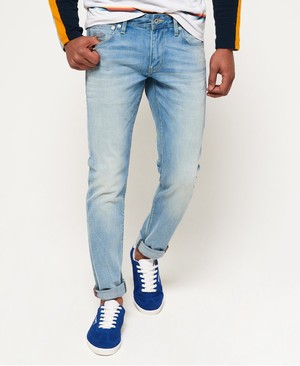 Superdry Skinny Férfi Farmer Kék | TVLDX4839